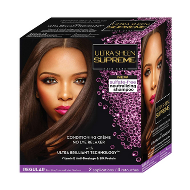 Ultra Sheen Supreme Conditioning Crème No Lye Relaxer – Regular - ANNS BEAUTY SUPPLY